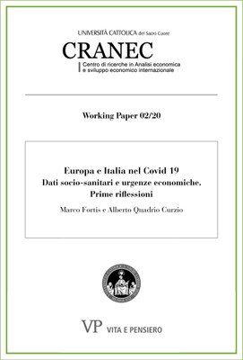 Europa e Italia nel Covid-19. Dati socio-sanitari e urgenze economiche. Prime riflessioni